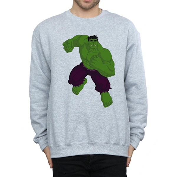 Hulk Herr Enkel Sweatshirt L Sports Grey Sports Grey L