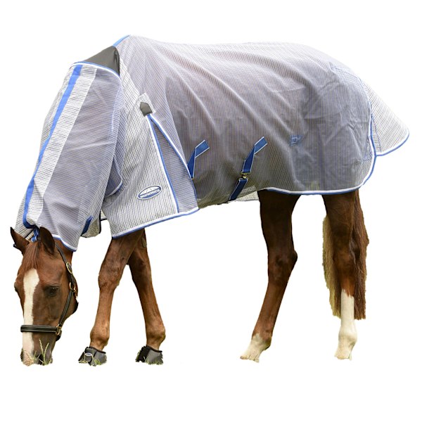 Weatherbeeta Comfitec Ripshield Plus Combo Neck Ultra Belly Wra White/Blue 5´ 6