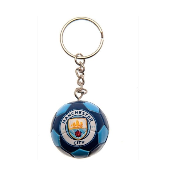 Manchester City FC fotbollsnyckelring One Size Blå/Vit/Silver Blue/White/Silver One Size