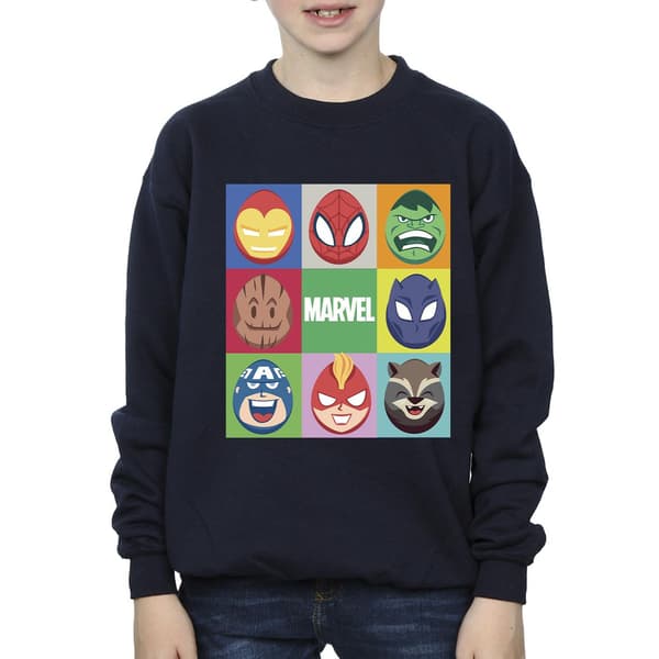 Marvel Pojkar Påskägg Tröja 9-11 År Marinblå Navy Blue 9-11 Years