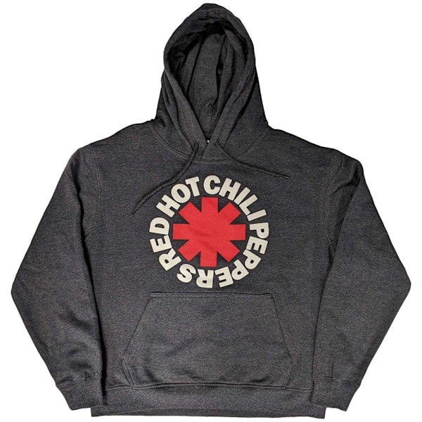 Red Hot Chilli Peppers Unisex Vuxen Klassisk Asterisk Hoodie M C Charcoal Grey M
