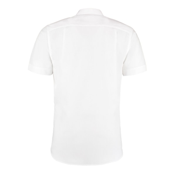 Kustom Kit Premium Corporate Non-Iron Kortärmad Skjorta för Herr White 15.5in