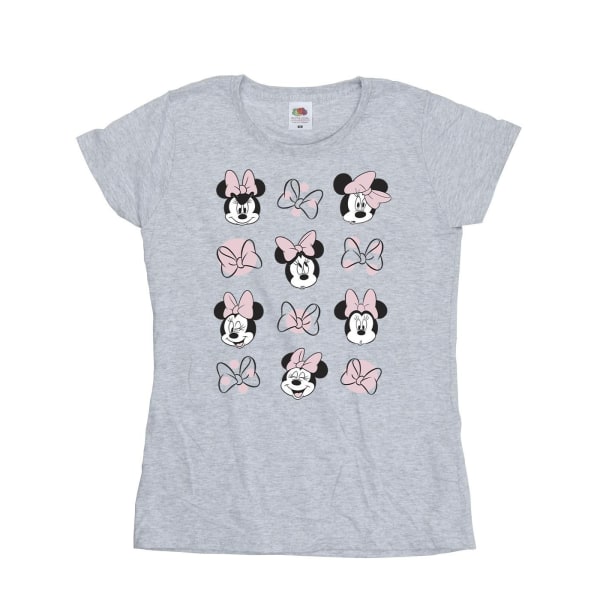 Disney Dam/Dam Minnie Mouse T-shirt i flera bomull XL Sp Sports Grey XL