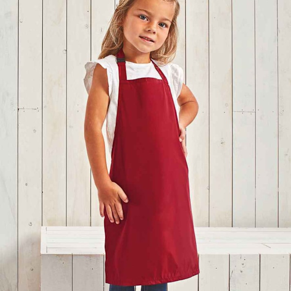 Premier Barn/Barnkläder Vattentät Full Förkläde 3-6 Månader Bourgogne Burgundy 3-6 Months