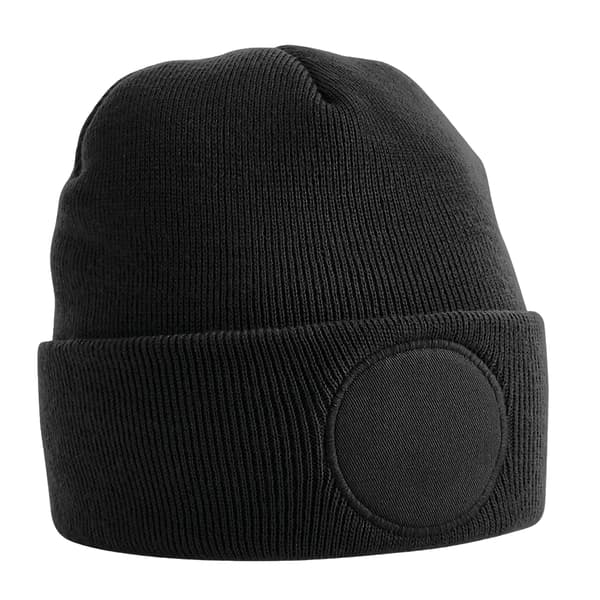 Beechfield Unisex Vuxen Patch Beanie One Size Svart Black One Size