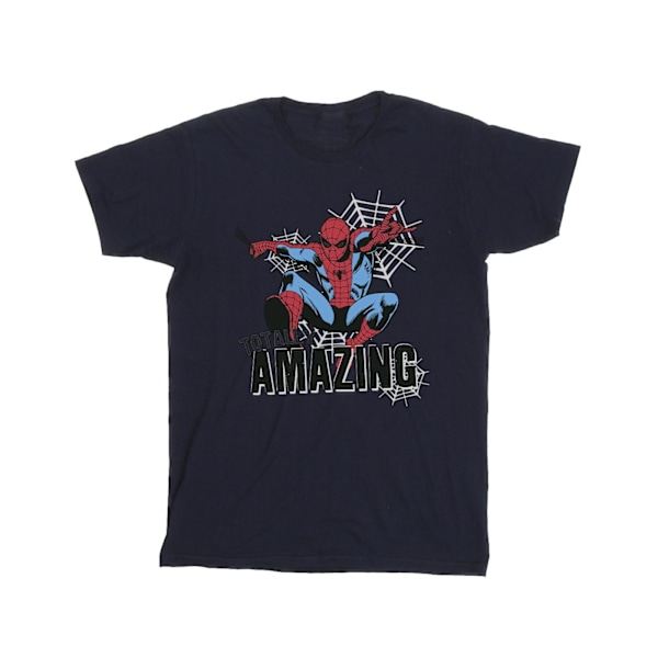 Marvel Boys Spider-Man Amazing T-shirt 5-6 år Marinblå Navy Blue 5-6 Years