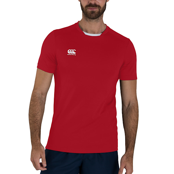 Canterbury Unisex Adult Club Dry T-Shirt S Röd Red S