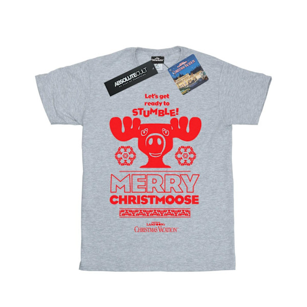 National Lampoon´s Christmas Vacation Boys Merry Christmoose T-shirt Sports Grey 5-6 Years