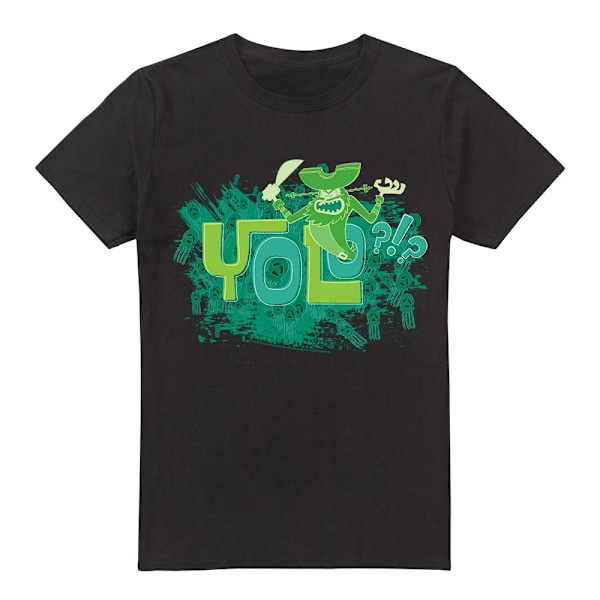 SvampBob Fyrkant Herr Yolo?!? T-Shirt 4XL Svart Black 4XL