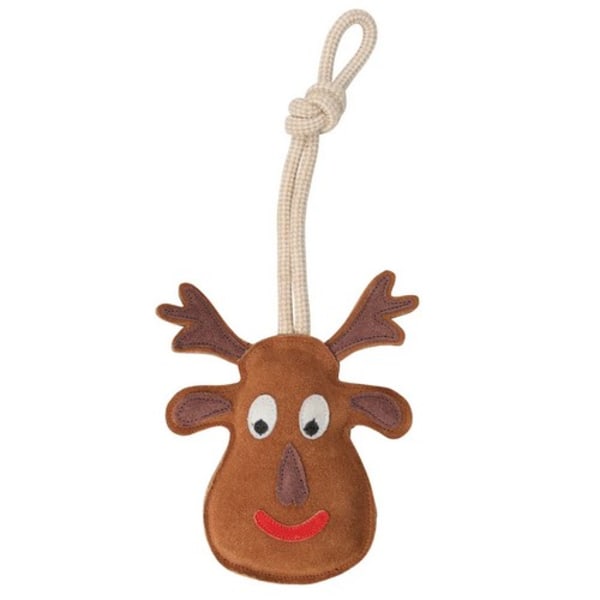 Benji & Flo Ren Julhundleksak One Size Brun/Vit/Röd Brown/White/Red One Size