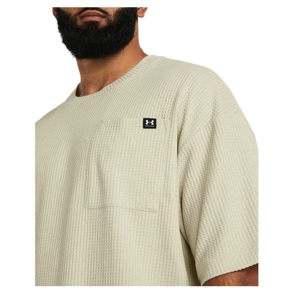 Under Armour Herr Rival Waffle T-shirt M Vit White M