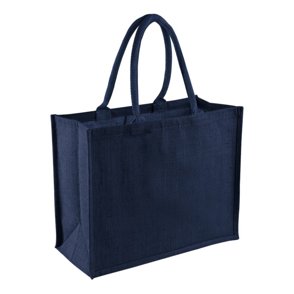 Westford Mill Classic Jute Shopper Bag (21 liter) (paket med 2) Navy/Navy One Size
