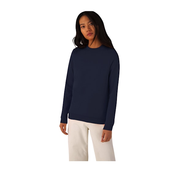 B&C Dam/Dam Set-in Sweatshirt XL Marinblå Navy XL