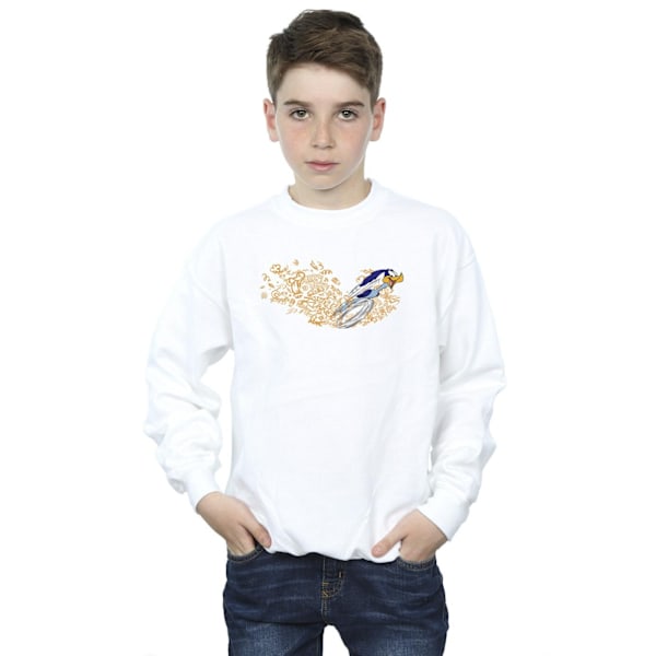 Looney Tunes Boys ACME Doodles Road Runner Sweatshirt 3-4 år White 3-4 Years