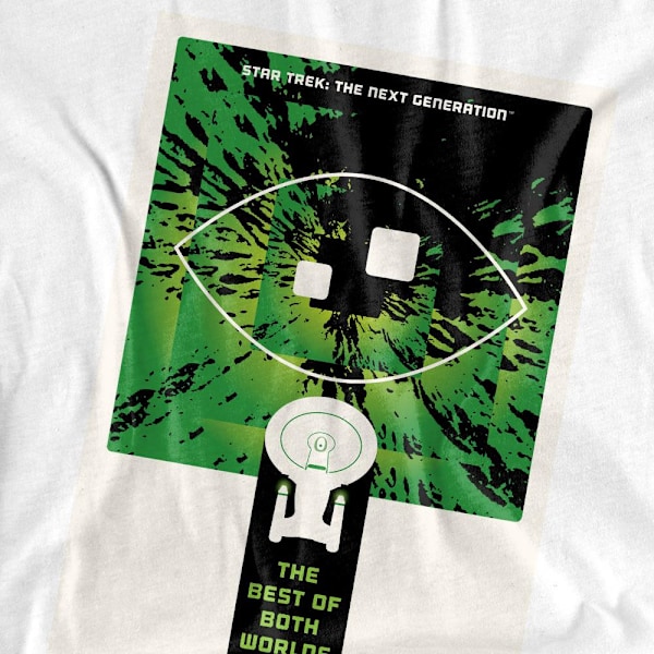 Star Trek Herr The Next Generation Säsong 3 Avsnitt 26 T-Shirt White M