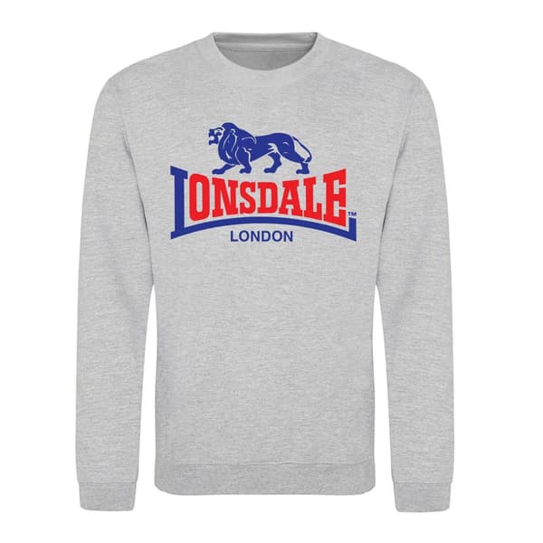 Lonsdale Unisex Vuxen Logo Tearaway Sweatshirt M Grå Grey M
