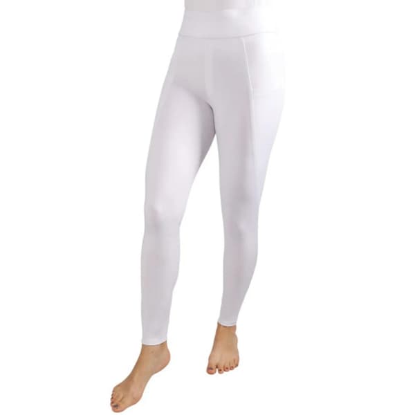 Hy Barn/Barn Melton Ridbyxor 11-12 år Vit White 11-12 Years