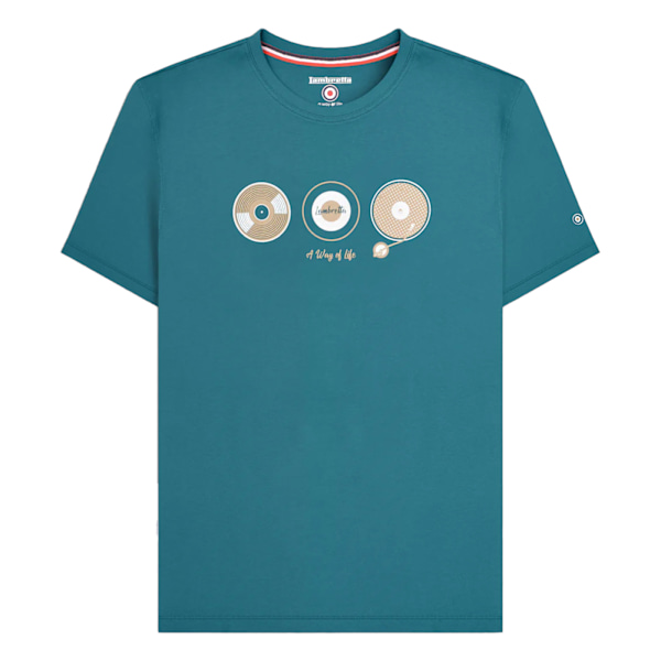 Lambretta Herr A Way Of Life Vinylskiva T-Shirt L Gulf Coast Gulf Coast L