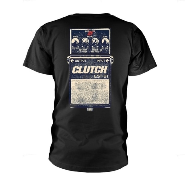 Clutch Unisex Vuxen Röd Alert T-Shirt 3XL Svart Black 3XL