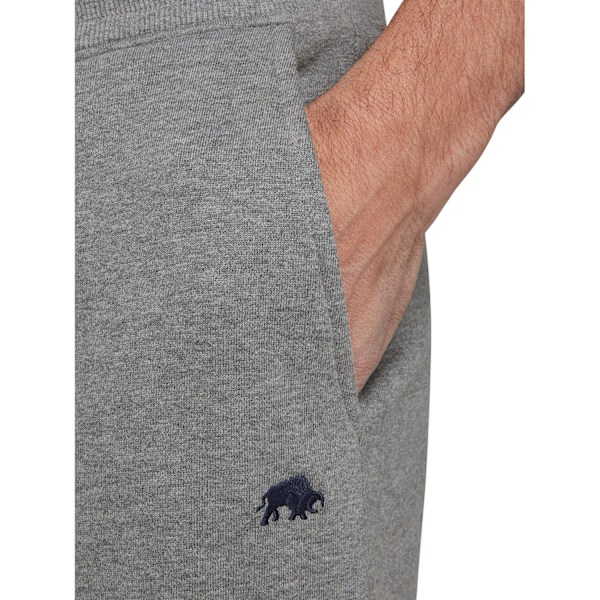 Raging Bull Män Cuffade Joggingbyxor 4XL Grå Melange Grey Marl 4XL