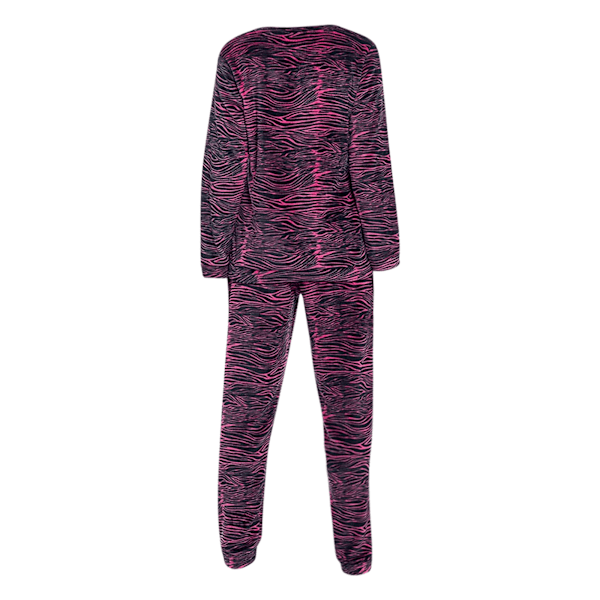 Follow That Dream Dam/Dam Zebra Tryckt Lounge Set 16-18 UK Pink 16-18 UK