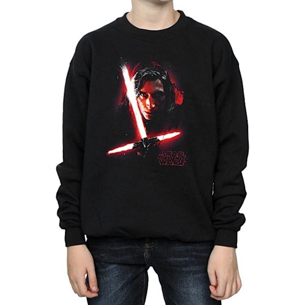 Star Wars: The Last Jedi Boys Kylo Ren Borstad Bomullströja Black 7-8 Years