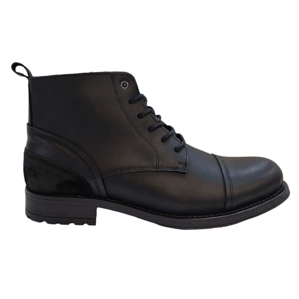 Firetrap Herr Focus Läder Blockklackskängor 11 UK Svart Black 11 UK