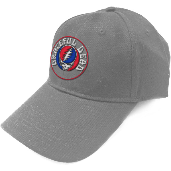 Grateful Dead Unisex vuxen stjäl ditt ansikte-logotyp cap på Grey One Size