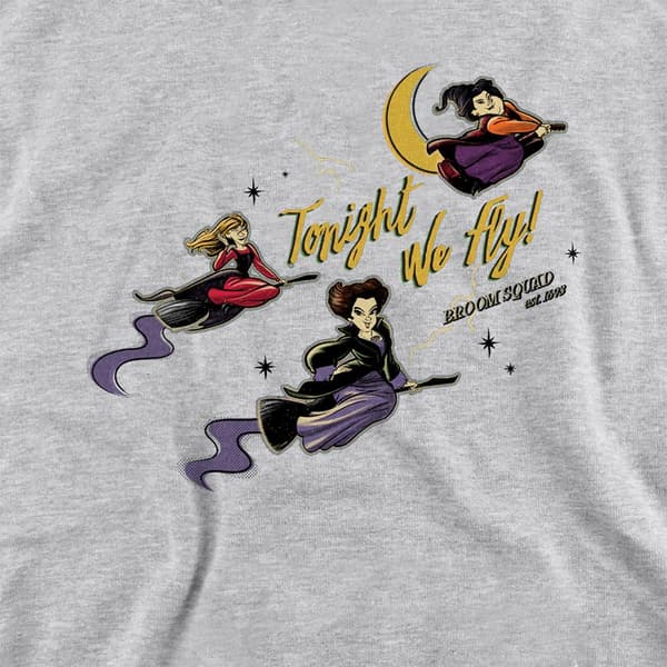 Hocus Pocus Barn/Barn Idag Flyger Vi Sanderson Systrar Hea Athletic Heather 9-11 Years