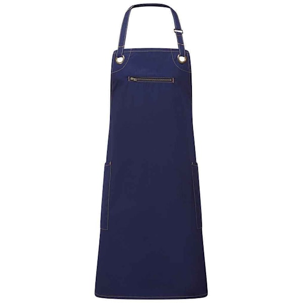 Premier Barley Återvunnen Full Apron One Size Marinblå/Kamel Navy/Camel One Size