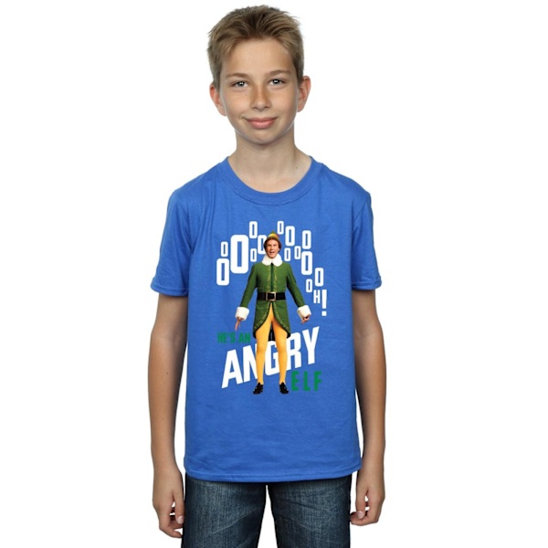 Elf Boys Angry Elf T-Shirt 7-8 år Kunglig Blå Royal Blue 7-8 Years