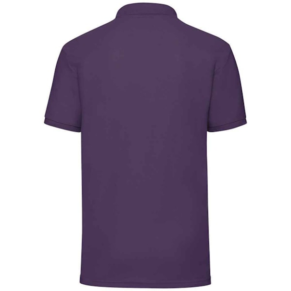 Fruit of the Loom Pique Poloskjorta XL Lila Purple XL