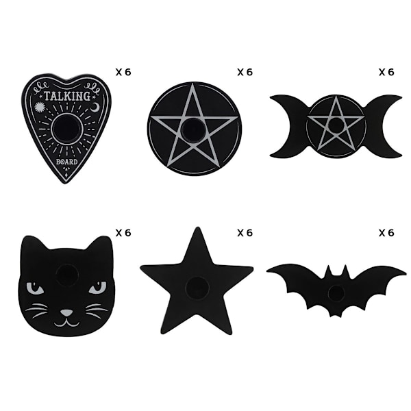 Something Different Black Magic Spell Blandad Ljusstake (Förpackning Black One Size