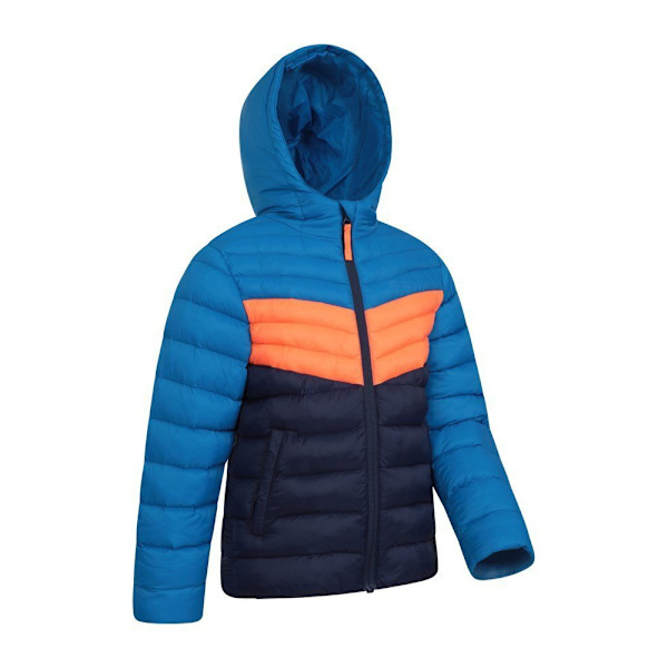 Mountain Warehouse Barn/Barn Kids Seasons Colour Block Padded J Navy 3-4 Years