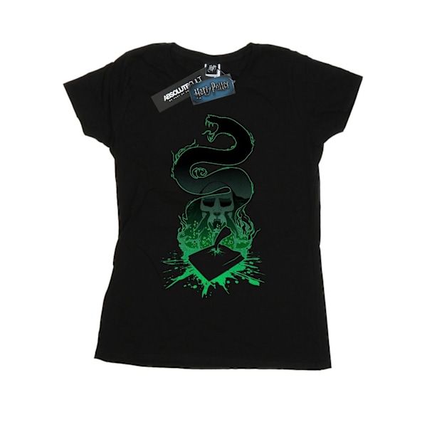 Harry Potter Dam/Kvinnor Nagini Silhouette Bomull T-shirt L B Black L