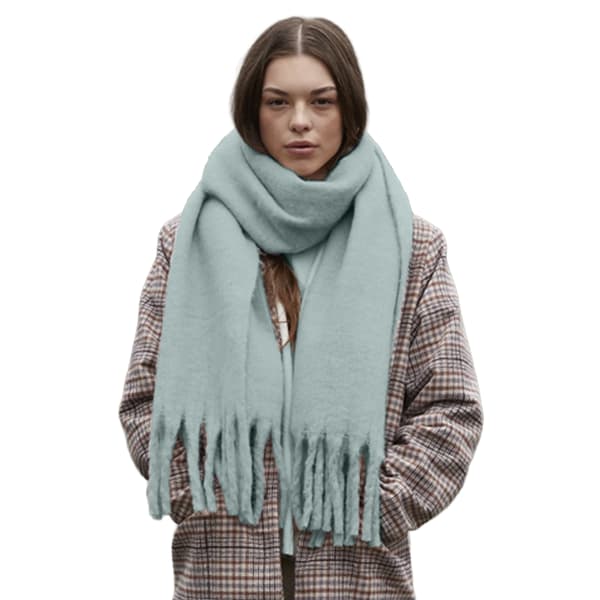 Beechfield Fluffy Scarf One Size Dusty Green Dusty Green One Size