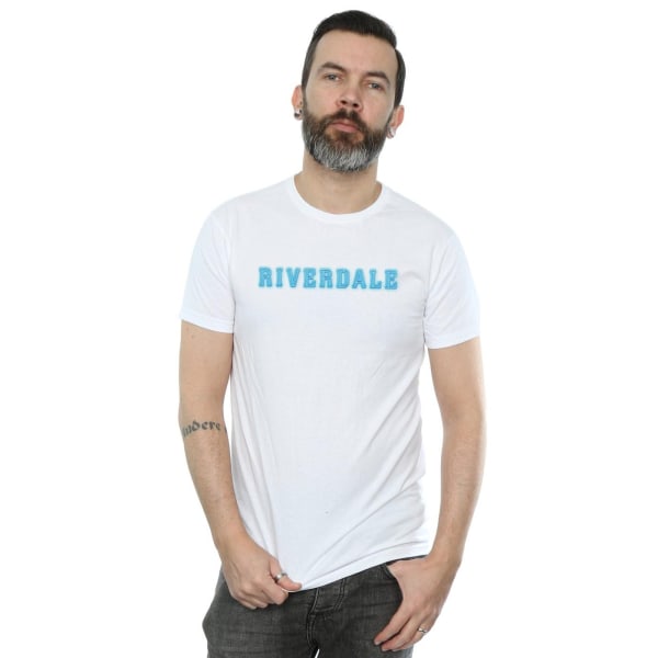Riverdale Herr Neon Logo T-shirt 4XL Vit White 4XL