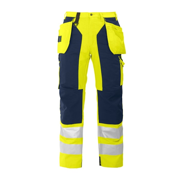 Projob Herr High-Vis Byxor 32T Gul/Marinblå Yellow/Navy 32T