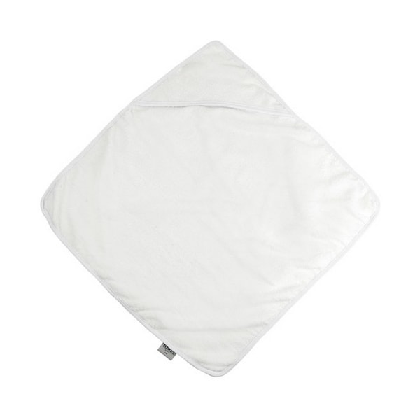 Towel City Baby Hooded Towel One Size Vit White One Size