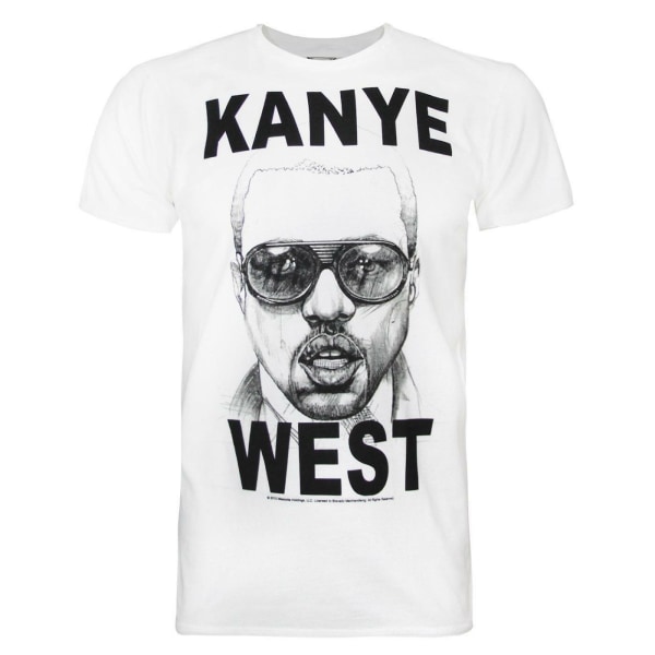 Amplified Mens Mercy Kanye West T-Shirt XXL Vit/Svart White/Black XXL