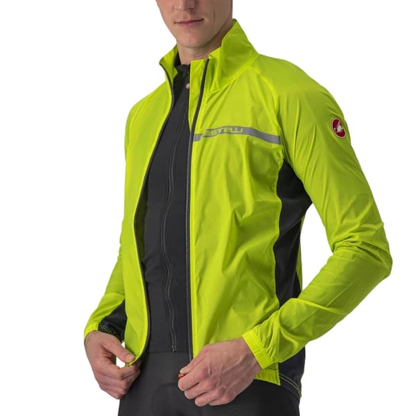 Castelli Herr Squadra Cykeljacka L Lime Lime L