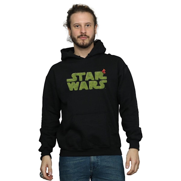 Star Wars Mens Cactus Logo Hoodie 5XL Svart Black 5XL