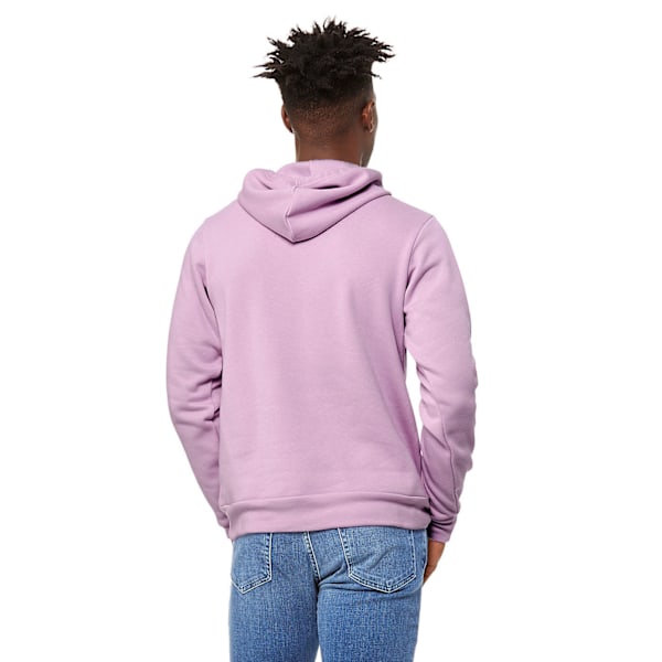 Bella + Canvas Unisex Pullover Polycotton Fleece Hooded Sweatsh Lilac M