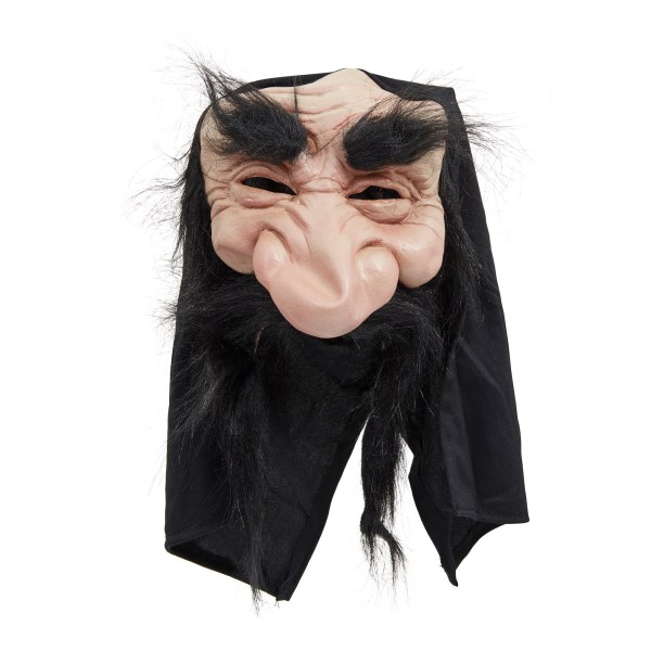 Bristol Novelty Unisex Vuxna Gnome Hood And Beard Mask One Siz Black One Size