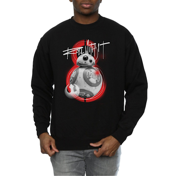 Star Wars Mens The Last Jedi BB-8 Roll With It Sweatshirt XL Bl Black XL