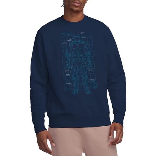Robocop Unisex Vuxen Schematisk Tröja S Marinblå Navy S