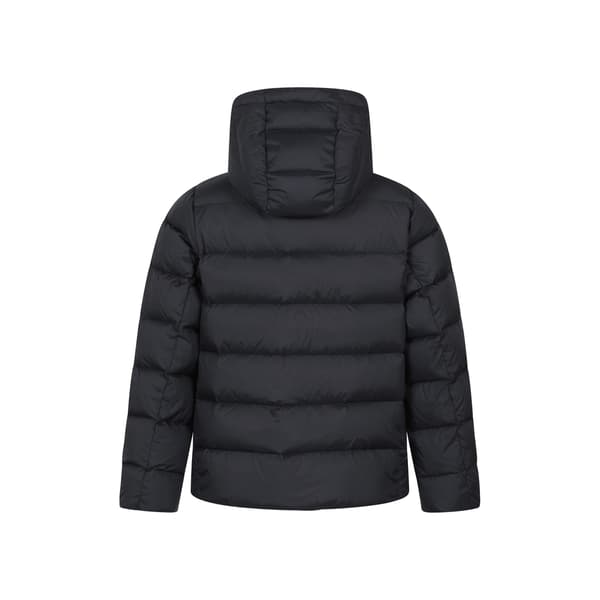 Mountain Warehouse Stratus Packable Jacka Barn 9-10 Black 9-10 Years