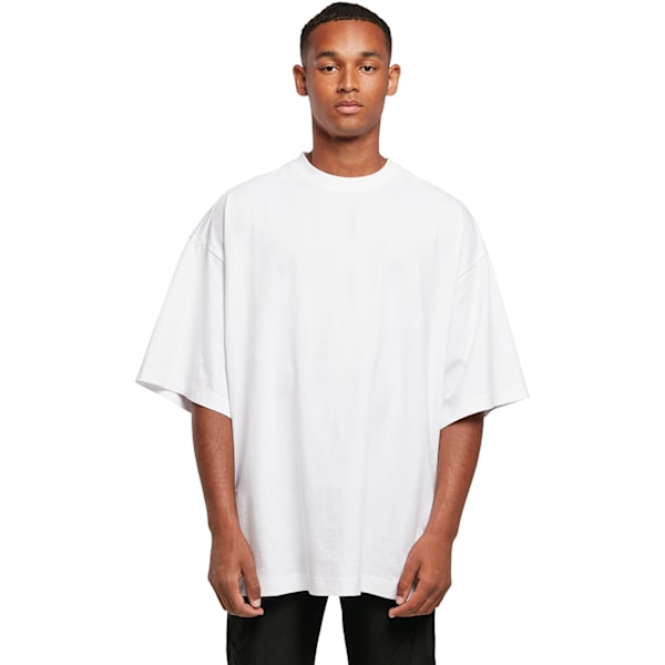 Bygg ditt varumärke herr oversized T-shirt 5XL vit White 5XL