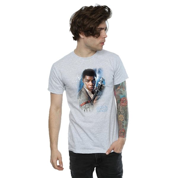 Star Wars The Last Jedi Finn Borstad T-shirt L Sports Grey Sports Grey L