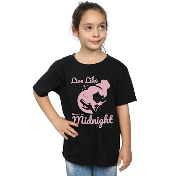 Disney Princess Girls Cinderella No Midnight Bomull T-shirt 12- Black 12-13 Years